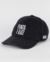 Boné Aversion x Planta e Raiz Dad Hat Aba Curva Preto Estonado - Model Logo