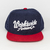 Boné Aversion Snapback Aba Reta Azul/Vermelho - Model Lettering - Aversion Outfits Co. | Streetwear Exclusivo e Autêntico | Desde 2011