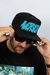 Imagem do Boné Aversion Snapback Aba Reta Preto - Model Logo