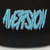 Boné Aversion Snapback Aba Reta Preto - Model Logo - loja online