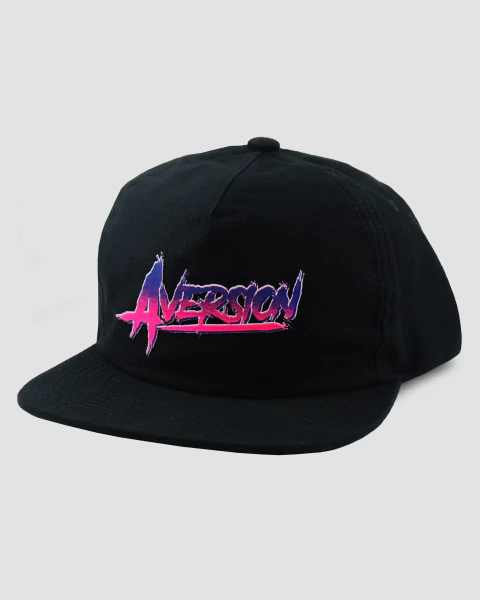 Boné Aversion Snapback Desestruturado Aba Reta Preto - Model Neon - comprar online