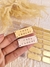 100 Etiquetas Personalizadas - ACRÍLICO DOURADO - comprar online