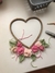 Moldura coração MDF