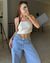 Strapless algodon blanco - iamkim
