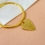 Bracelete pingente palheta - Banhado a ouro 18k - comprar online
