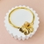 Bracelete flor - Banhado a ouro 18k - comprar online
