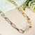 Choker cartier duo 2 tons - Banhado a ouro 18k
