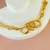 Pulseira infinito coração- Banhado a ouro 18k(0041) - comprar online