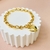 Pulseira elos com pingente coração - Banhado a ouro 18k