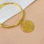 Bracelete medalha São Bento - Banhado a ouro 18k - Dmanu | Atacado de Semijoias | Semijoias Direto de Fábrica