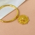 Bracelete pingente leão 3D- Banhado a ouro 18k - comprar online