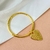 Bracelete pingente palheta - Banhado a ouro 18k