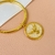 Bracelete pingente Espírito Santo- Banhado a ouro 18k - comprar online