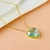 Colar coração GG zircônia - Banhado ouro 18k - comprar online