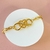 Pulseira infinito coração- Banhado a ouro 18k(0041)