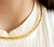 Choker aro elegance - Banhado a ouro 18k - comprar online