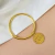 Bracelete medalha São Bento - Banhado a ouro 18k - comprar online