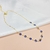 Choker olho grego azul marinho - Banhado a ouro 18k na internet