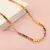 Choker riviera corações colors - banhada a ouro 18k