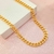 Choker elo groumet - banhada a ouro 18k ALT