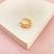 Piercing fake zirconia luxo - banhado a ouro 18k - comprar online