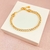 Pulseira riviera - banhado a ouro 18k - comprar online