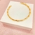 Bracelete torcido - banhado a ouro 18k - comprar online