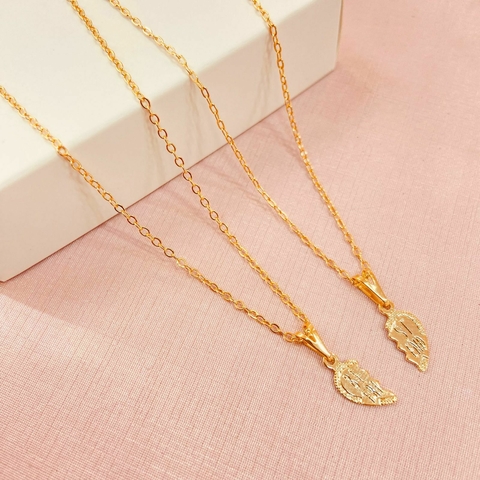 Colar best friend - banhado a ouro 18k - M - comprar online