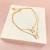 Pulseira escapulário - Banhado a ouro 18k - comprar online