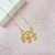 Colar 3 meninas - banhado a ouro 18k - M - comprar online