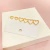Trio de brincos corações vazados - banhado a ouro 18k - T - comprar online