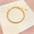 Pulseira cordão baiano GG F2531- banhado a ouro 18k - comprar online
