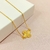 Colar longo trevo - banhada a ouro 18k na internet