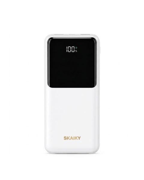 Power Bank Skaiky 20.000mAh com Cabos Integrados e Carga Rápida 22,5W