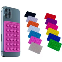 soporte silicona de ventosas colores