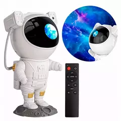 proyector velador astronauta nebulosa - comprar online