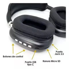 auriculares inalambricos vincha simil P9 en internet