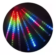 Luces de COLORES Meteoro Pack X 8 Tiras 30cm Lluvia en internet