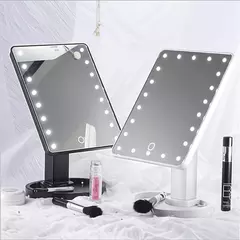 espejo led grande tactil cuadrado