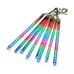 Luces de COLORES Meteoro Pack X 8 Tiras 30cm Lluvia