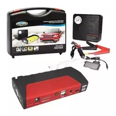 arrancador de auto portatil + kit inflador