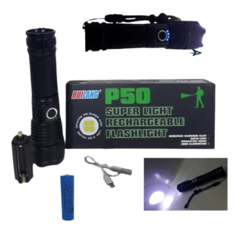 Linterna Recargable Potente P50 1000 lumen - comprar online