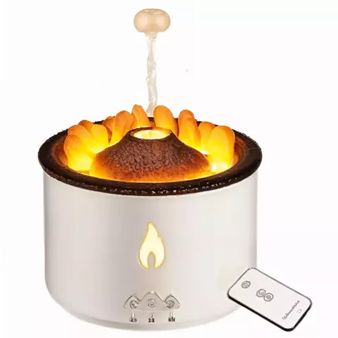 humidificador volcan con luces led - comprar online