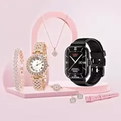 kit joyero + reloj smartwatch a56 plus