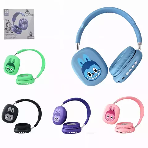 vincha inalambrica Bluetooth 5.3 Anti-ruído Infantil Labubu - comprar online
