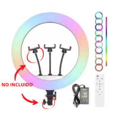 OUTLET Aro led 45 cm grande colores rgb + control remoto en internet