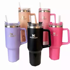 vaso grande metal 1,2 litros con logo tipo quencher - revende