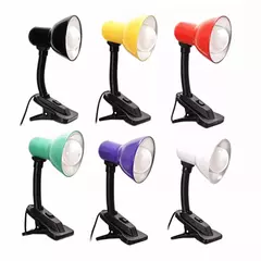 Lampara Velador de Escritorio flexible con Broche Clip pinza