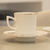 Set x 6 tazas y platos de café borde dorado - comprar online