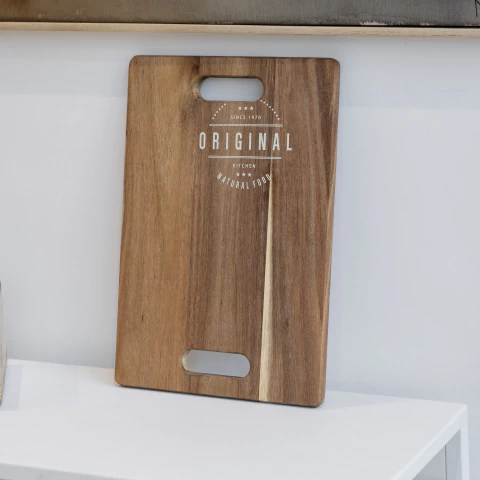 Tabla de acacia agarre doble - comprar online